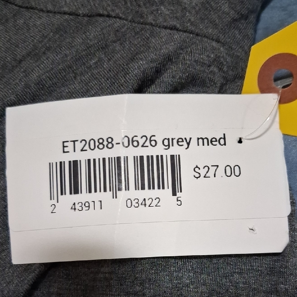Easel Charcoal Gray Ruffle Hem Tunic - Picture 7 of 7
